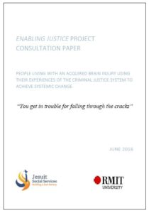 Enabling Justice Project Consultation Paper cover