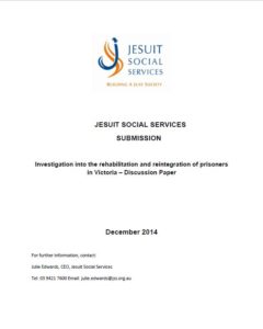 Investigation into the rehabilitation and reintegration of prisoners in Victoria - Discussion Paper