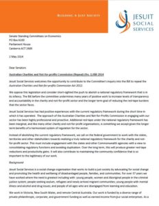 Submission to the Australian Charities and Not-for-profits Commission (ANAC) Repeal