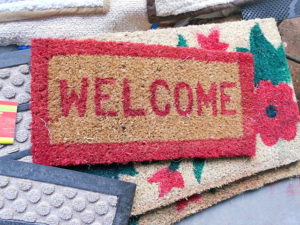 Welcome mat - large