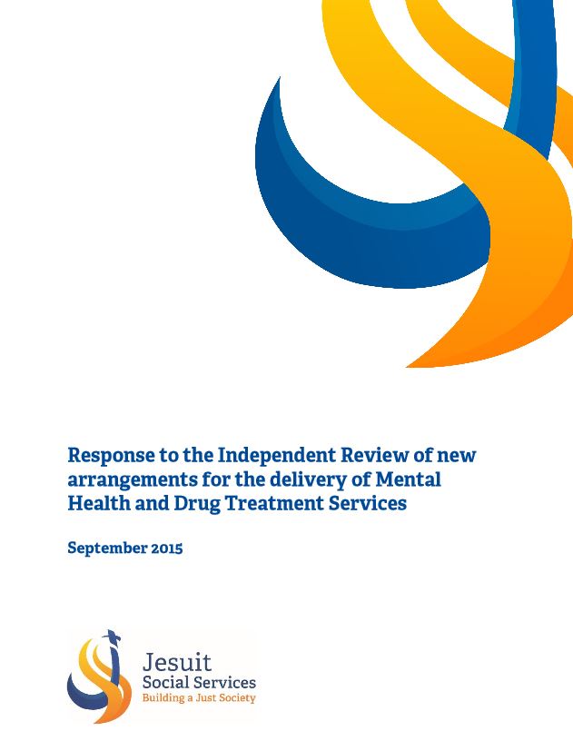Review of Mental Health and Drug Treatment Services cover