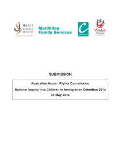 Submission to the AHRC National Inquiry into Children in Immigration Detention