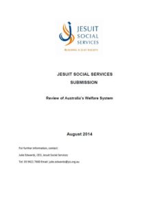 Submission to the Review of Australia's Welfare System